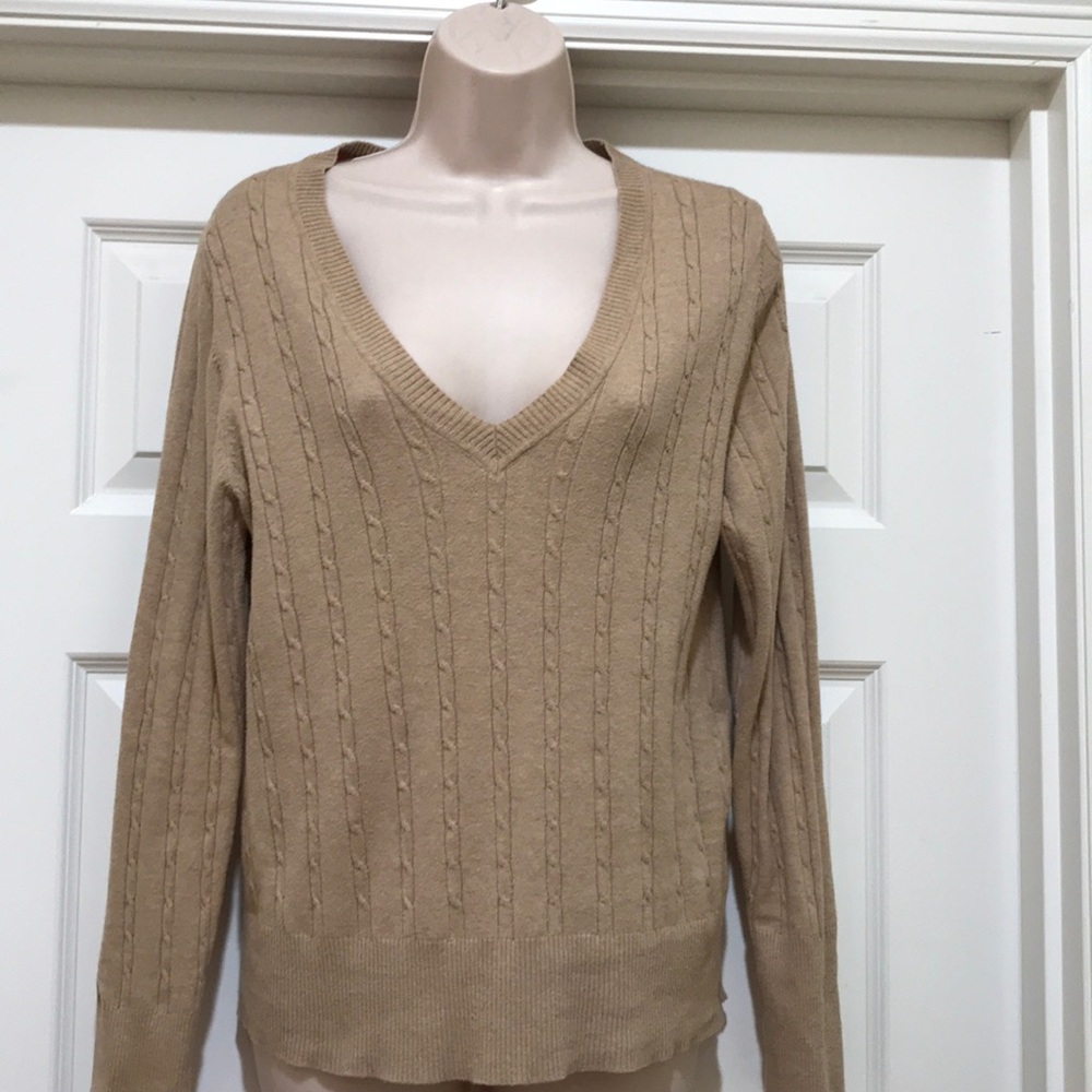 Old Navy Camel Sweater Size L